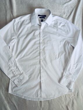 Modern Fit White Dress Shirt by Spring + Mercer